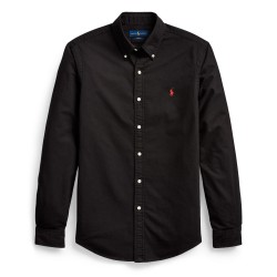 Риза с дълъг ръкав Polo Ralph Lauren Mens Slim Fit Oxford Long Sleeve Shirt - Black/Red PP риза,с,дълъг,ръкав,мъжки,ризи,polo,ralph,lauren,mens,slim,fit,oxford,long,sleeve,shirt,black,red,pp