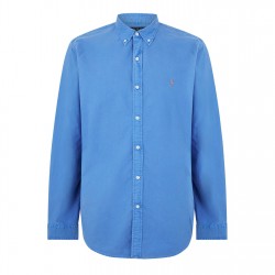 риза,с,дълъг,ръкав,облекла,на,разпродажба,мъжки,ризи,polo,ralph,lauren,mens,slim,fit,oxford,long,sleeve,shirt,blue,orbit