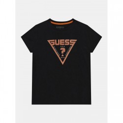 юношеска,тениска,детски,облекла,guess,short,sleeve,mini,me,t,shirt,juniors,blk,a996,jblk