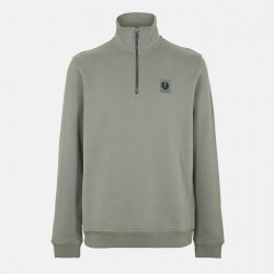 блуза,облекла,на,разпродажба,мъжки,ежедневни,облекла,мъжки,горнища,с,качулка,belstaff,quarter,zip,sweatshirt,sage,green
