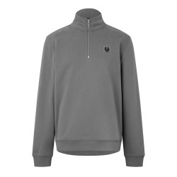 блуза,мъжки,горнища,с,качулка,мъжки,ежедневни,облекла,belstaff,quarter,zip,sweatshirt,atlantic,grey