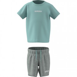 комплект,разпродажба,adidas,бебешки,облекла,детски,облекла,adidas,essentials,tee,short,set,baby,mint,white,lin