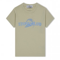 юношеска,тениска,детски,3/4,панталони,stone,island,junior,logo,tshirt,ecru,v0091