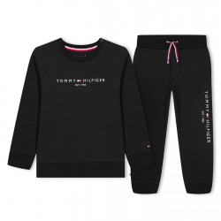 детски,облекла,tommy,hilfiger,tommy,hilfiger,essential,crew,neck,jogger,set,black,bds