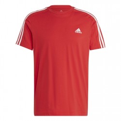 тениска,облекла,на,разпродажба,разпродажба,adidas,мъжки,тениски,adidas,essentials,single,jersey,3,stripes,t,shirt,better,scarlet