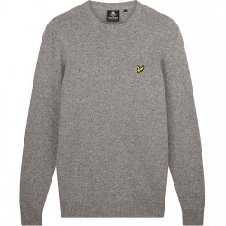 пуловер,облекла,на,разпродажба,мъжки,пуловери,lyle,and,scott,knit,jumper,mid,grey,marl