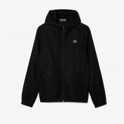 яке,мъжки,якета,lacoste,lacoste,zipped,hooded,sport,jacket,black,8vm
