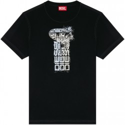 тениска,с,щампа,мъжки,тениски,diesel,diesel,d,print,tee,sn42,black,9xx