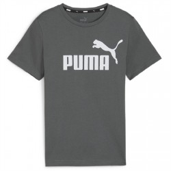 Юношеска тениска Puma Logo T-shirt Juniors - Dark Slate юношеска,тениска,разпродажба,puma,детски,тениски,детски,облекла,puma,logo,t,shirt,juniors,dark,slate