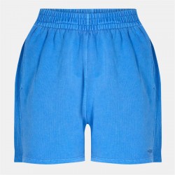 Къси панталони DKNY Terry Shorts Ld99 - Cornflwr Blue къси,панталони,дамски,къси,панталони,dkny,terry,shorts,ld99,cornflwr,blue