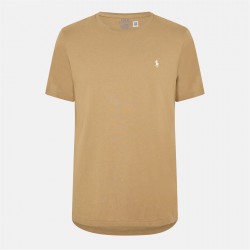 тениска,облекла,на,разпродажба,мъжки,тениски,polo,ralph,lauren,men's,regular,fit,custom,t,shirt,cafe,tan