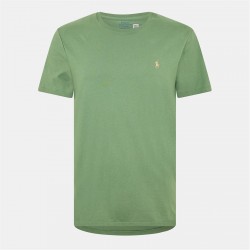 Тениска Polo Ralph Lauren Men's Regular Fit Custom T-Shirt - Fatigue Green тениска,мъжки,тениски,polo,ralph,lauren,men's,regular,fit,custom,t,shirt,fatigue,green