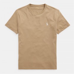 тениска,облекла,на,разпродажба,мъжки,тениски,polo,ralph,lauren,men's,regular,fit,custom,t,shirt,café,tan