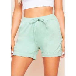 къси,панталони,дамски,къси,панталони,missy,empire,jersey,casual,shorts,green