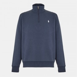 мъжки,ежедневни,облекла,мъжки,горнища,с,качулка,polo,ralph,lauren,tech,1,4,zip,fleece,aviator,navy
