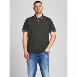 мъжки,облекла,размер,jack,and,jones,paulos,tipped,pique,short,sleeve,polo,shirt,mens,plus,size,forest,night