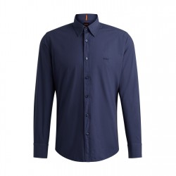 облекла,на,разпродажба,мъжки,ризи,boss,men's,relegant,6,m,plain,long,sleeve,shirt,navy,418