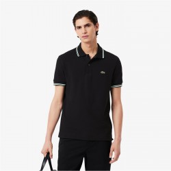 блуза,с,яка,облекла,на,разпродажба,мъжки,тениски,lacoste,tipped,polo,shirt,black,031