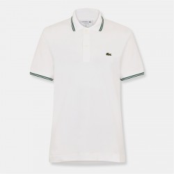 блуза,с,яка,облекла,на,разпродажба,мъжки,тениски,lacoste,men's,tipped,short,sleeve,polo,shirt,white,001