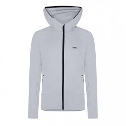 Горнище Boss Men's Sicon Active Green Moisture-Wicking Tracksuit Top - Lt Pas Grey 054 горнище,дамски,екипи,мъжки,ежедневни,облекла,мъжки,горнища,с,качулка,мъжки,екипи,boss,men's,sicon,active,green,moisture,wicking,tracksuit,top,lt,pas,grey,0