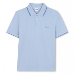 блуза,с,яка,boss,kids',short,sleeve,polo,shirt,prsn,blue,887