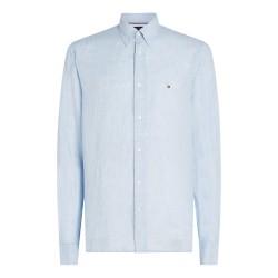риза,мъжки,ризи,tommy,hilfiger,men,s,pigment,dyed,long,sleeve,plain,shirt,breezy,blue