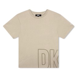 детска,тениска,dkny,unisex,kids,logo,print,regular,fit,t,shirt,stone,gry,23c