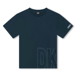 детска,тениска,dkny,unisex,kids,logo,print,regular,fit,t,shirt,navy,84w