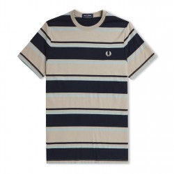 тениска,облекла,на,разпродажба,мъжки,тениски,fred,perry,men's,bold,stripe,regular,fit,t,shirt,navy,blue,v24