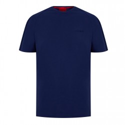 тениска,мъжки,пижами,hugo,sporty,tape,t,shirt,dark,blue,407