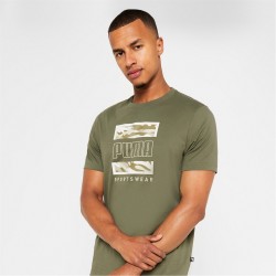 мъжка,тениска,облекла,на,разпродажба,разпродажба,puma,мъжки,тениски,puma,graphic,t,shirt,mens,khaki,camo,box
