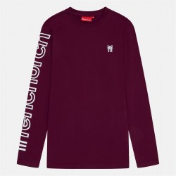 облекла,на,разпродажба,мъжки,тениски,fenchurch,walsh,ls,t,sn99,burgundy