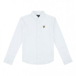 юношеска,риза,с,дълъг,ръкав,детски,облекла,lyle,and,scott,long,sleeve,shirt,juniors,bright,white