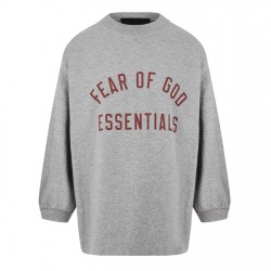 юношеска,тениска,детски,3/4,панталони,fear,of,god,essentials,jersey,crewneck,tee,juniors,dark,heather