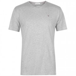 тениска,с,къс,ръкав,зимни,аксесоари,мъжки,тениски,tommy,jeans,crew,neck,tee,grey,heather