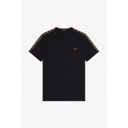 мъжки,тениски,fred,perry,tape,tee,black,shade,s77