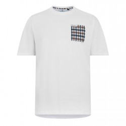 тениска,облекла,на,разпродажба,мъжки,тениски,aquascutum,checked,t,shirt,white,check