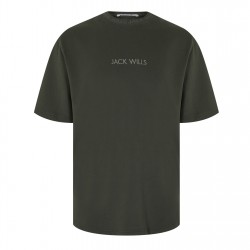 тениска,облекла,на,разпродажба,мъжки,тениски,jack,wills,jacquard,t,shirt,leaf