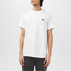 тениска,облекла,на,разпродажба,мъжки,тениски,fred,perry,men's,regular,fit,back,graphic,t,shirt,white,100