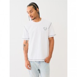 мъжки,тениски,true,religion,big,t,horseshoe,tee,white