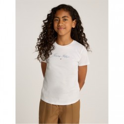 тениска,детски,3/4,панталони,tommy,hilfiger,kids',t,shirt,white,ybr
