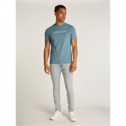 тениска,мъжки,тениски,calvin,klein,structured,embroidery,t,shirt,blue,cfq