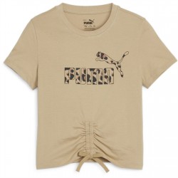 детска,тениска,разпродажба,puma,детски,тениски,puma,ess+,animal,knotted,tee,g,t,shirt,girls,tan