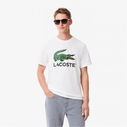 тениска,облекла,на,разпродажба,мъжки,тениски,lacoste,large,croc,t,shirt,white,001