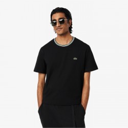 тениска,облекла,на,разпродажба,мъжки,тениски,lacoste,tipped,t,shirt,black,031