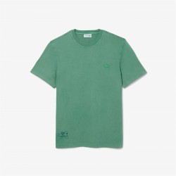 тениска,облекла,на,разпродажба,мъжки,тениски,lacoste,washed,effect,heavy,jersey,t,shirt,green,132
