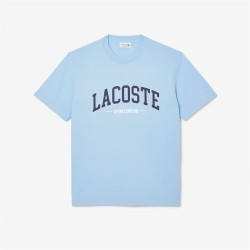 тениска,мъжки,тениски,lacoste,big,logo,t,shirt,blue,hbp