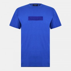 тениска,мъжки,тениски,mallet,box,logo,t,shirt,cobalt,blue