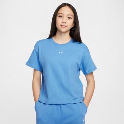 детска,тениска,разпродажба,nike,детски,тениски,детски,облекла,nike,sportswear,big,kids',(girls'),t,shirt,blue,beyond