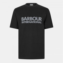 тениска,облекла,на,разпродажба,мъжки,тениски,barbour,international,jason,t,shirt,black,bk31
